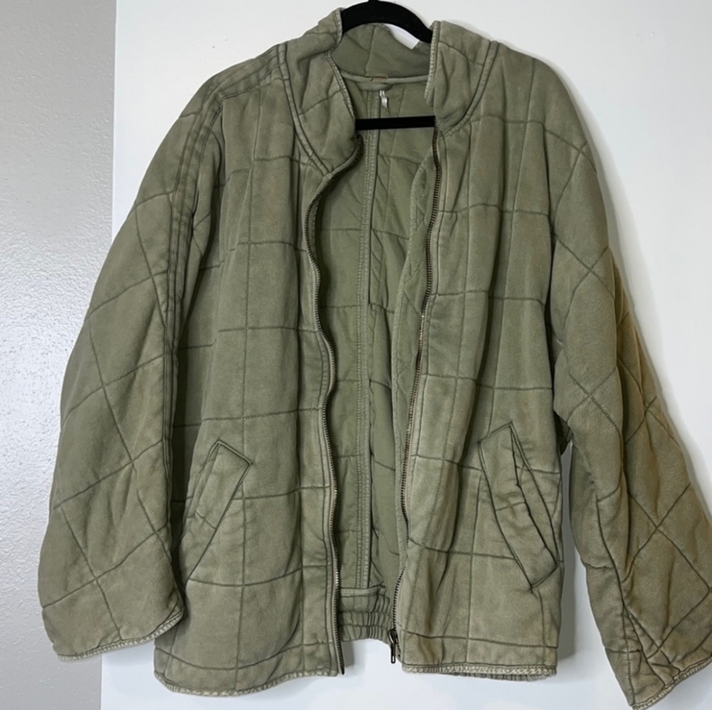 Free People Dolman Quilted Jacket